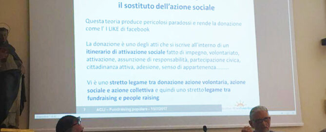 Massimo Coen Cagli durante il suo intervento a "Il valore aggiunto del sociale" convegno organizzato da ACLI