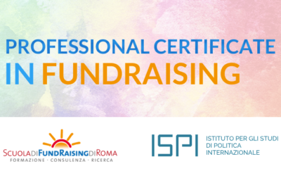 2° edizione del Professional Certificate in Fundraising di ISPI e Scuola di Fundraising di Roma: le nuove date