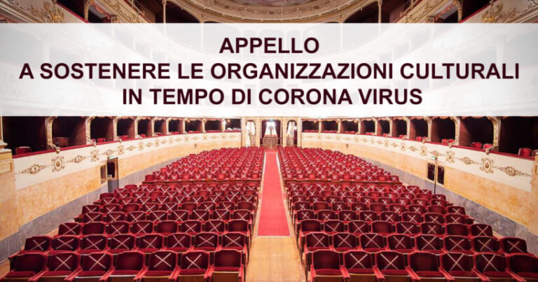 Se sosteniamo la cultura, la cultura sosterrà la ripresa