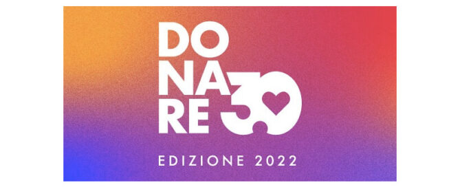Donare 3.0 - Edizione 2022 - Evento dedicato alle donazioni online