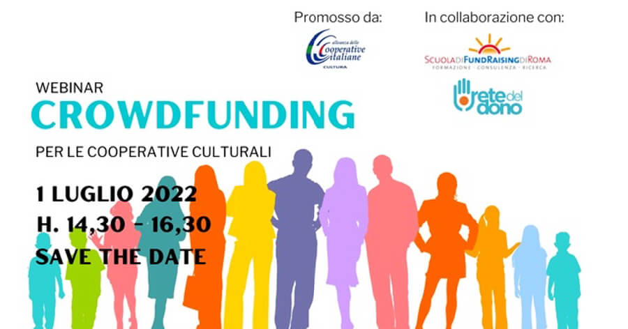 Il crowdfunding per le cooperative culturali: webinar gratuito